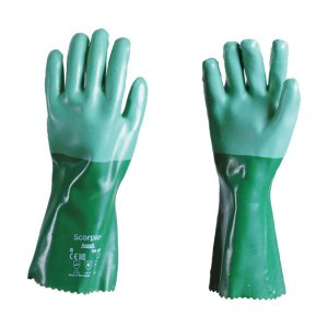 アンセル 耐薬品手袋 スコーピオ 08-354 Mサイズ 08-354-8 1双