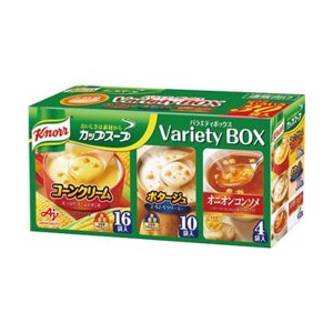 （まとめ）味の素 クノール カップ スープバラエティボックス 1箱（30食）〔×10セット〕