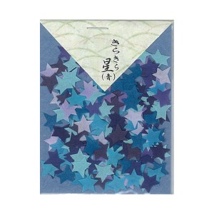 （まとめ）貼り絵 805046-0 きらきら星青〔×30セット〕