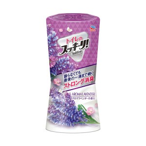 （まとめ）アース製薬 トイレのスッキーリ！アロマラベンダー 400ml 1セット（3個）〔×5セット〕