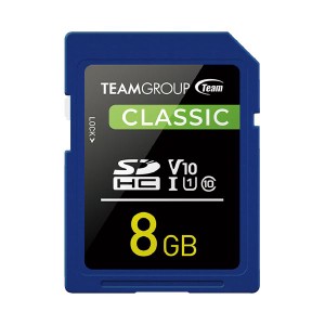 (まとめ) TEAM SDHCカード UHS-I U1 8GB TSDHC8GIV1001 〔×5セット〕