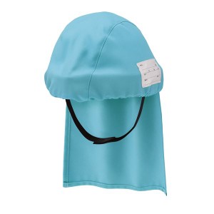 避難用簡易保護帽 でるキャップ for kids ブルー（子供用） DCFK-BU-01
