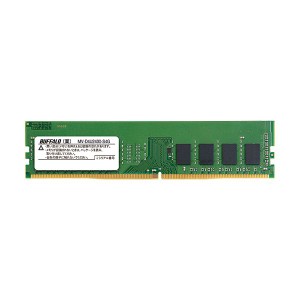 (まとめ）バッファロー PC4-2400対応288ピン DDR4 SDRAM DIMM 4GB MV-D4U2400-S4G 1枚〔×3セット〕