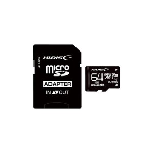 （まとめ）HIDISC microSDXCカード 64GB HDMCSDX64GCL10V30〔×3セット〕