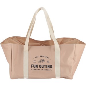 （まとめ）FUN OUTING レジカゴ用バッグ ベージュ（BE） 86501 〔×3セット〕