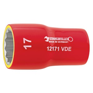 STAHLWILLE（スタビレー） 12171VDE-17 （3／8SQ）絶縁ソケット （02380017）