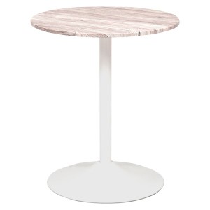 カフェテーブル 丸型〔ホワイト〕テーブル 机 食卓テーブル フリーテーブル ダイニングテーブル おしゃれ 組立品