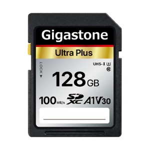 Gigastone SDXCカード 128GB V30 UHS-1 U3 A1 GJSX-128GV3A1 1枚