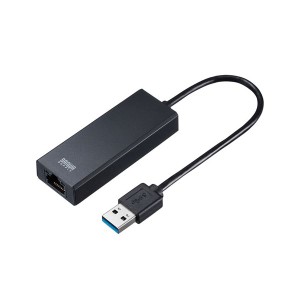 サンワサプライ USB3.2-LAN変換アダプタ(2.5Gbps対応) USB-CVLAN5BK