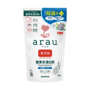 (まとめ) サラヤ arau. 酸素系漂白剤 800g 1パック 〔×5セット〕