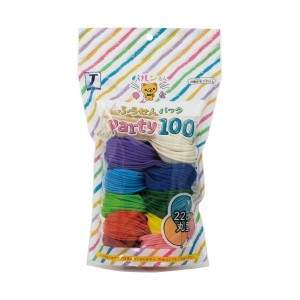 (まとめ) 宝興産 風船パック PARTY100 10色 100個入 〔×5セット〕