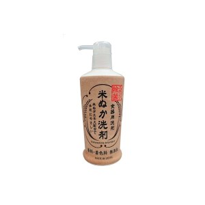 (まとめ) ロケット石鹸 米ぬか食器用洗剤 本体 230ml 〔×30セット〕