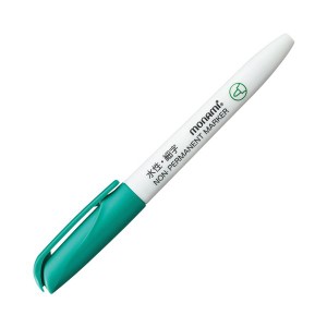 （まとめ） モナミ NON-PERMANENTMARKER（ACCU LINER PEN X-FINE） 緑 12904 1カートン（12本） 〔×5セット〕