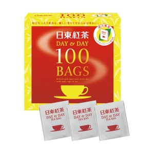 （まとめ）日東紅茶 デイ＆デイティーバッグ 1.8g 1セット（300バッグ：100バッグ×3箱）〔×5セット〕