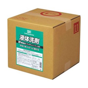 （まとめ）熊野油脂 スクリット 衣料用液体洗剤10L 1箱〔×3セット〕
