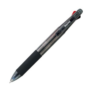(まとめ) TANOSEE 油性3色ボールペン 0.7mm （軸色 ブラック） 1本  〔×30セット〕