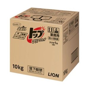 （まとめ）ライオン トップ クリアリキッド 業務用10kg 1箱〔×3セット〕