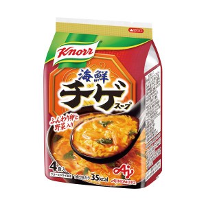 （まとめ）味の素 クノール 海鮮チゲスープ9.4g 1袋（4食）〔×10セット〕