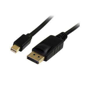 （まとめ）StarTech MiniDisplayPort-DisplayPort 1.2 変換ケーブル 2m MDP2DPMM2M 1本〔×3セット〕