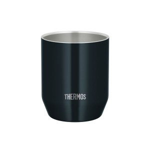 〔サーモス/THERMOS〕 真空断熱 ステンレス カップ 〔360ml ブラック〕 魔法びん構造 保温 保冷対応 〔お茶 コーヒー〕