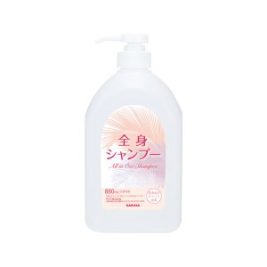 （まとめ） サラヤ 全身シャンプー用詰替空ボトル880ml〔×10セット〕