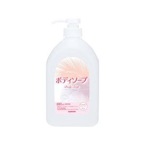 （まとめ） サラヤ ボディソープ詰替空ボトル880ml〔×10セット〕