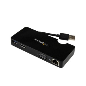 StarTech.com USB3.0接続ノートパソコン・ミニドッキングステーション USB3SMDOCKHV 1台
