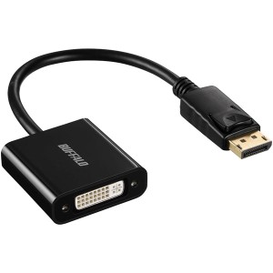 バッファロー（サプライ） DisplayPort-DVI変換アダプタ ブラック BDPDVBK