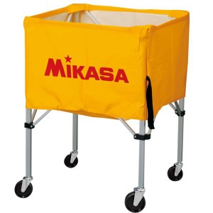 MIKASA（ミカサ）器具 ボールカゴ 屋外用（フレーム・幕体・キャリーケース3点セット） イエロー 〔BCSPHL〕