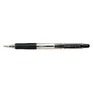 【メール便発送】コクヨ 再生樹脂ボールペンパワーフィット インク色:黒 ボール径0.7mm PR-100D