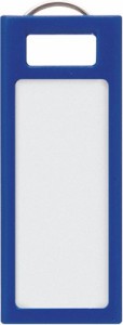 （まとめ買い）コクヨ キーホルダー型名札 KEYSYS 青 4個入 ナフ-S230B 〔×5〕