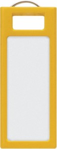 （まとめ買い）コクヨ キーホルダー型名札 KEYSYS 黄 4個入 ナフ-S230Y 〔×5〕