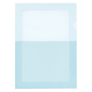 コクヨ ペーパーホルダー 紙製ホルダー オール紙 (窓付き) A4 5枚入り ブルー フ-RKM750B