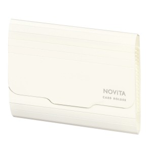 【メール便発送】コクヨ ノビータ ポケットが大きく開くカードホルダー カードサイズ 6ポケット オフホワイト メイ-NV952W
