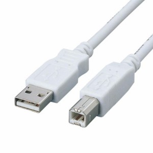 エレコム フェライトコア内蔵USB2.0ケーブル A-B 0.5m USB2-FS05