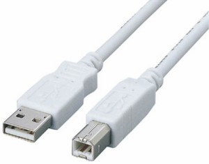 エレコム フェライトコア内蔵USB2.0対応ケーブル(ABタイプ) USB2-FS3