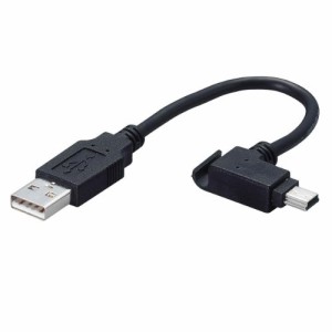 【メール便発送】エレコム モバイル用USBケーブル USB(A)オス-USB(miniB)オス 0.1m USB-MBM5