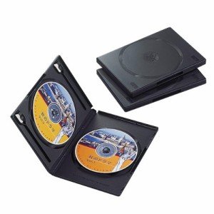 エレコム CCD-DVD04BK DVDトールケース
