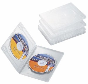 エレコム CCD-DVD05CR DVDトールケース