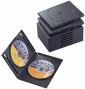 エレコム CCD-DVD06BK DVDトールケース