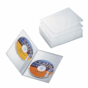 エレコム CCD-DVDS06CR スリムDVDトールケース