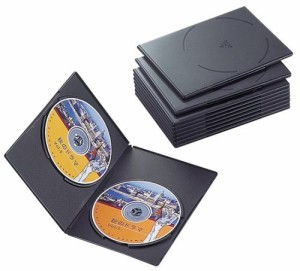 エレコム CCD-DVDS06BK スリムDVDトールケース