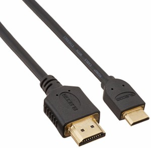 エレコム 3重シールド イーサネット対応ハイスピードHDMI-Miniケーブル(A-C) 2.0m DH-HD14EM20BK