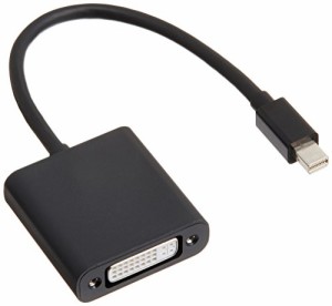 エレコム miniDisplayPort変換アダプタ forAPPLE VGA ブラック AD-MDPVGABK