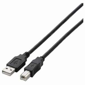 エレコム USB2.0ケーブル/A-Bタイプ/ノーマル/5m/ブラック U2C-BN50BK