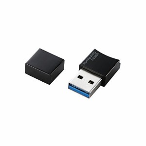 【メール便発送】エレコム カードリーダライター microSD専用 USB3.0 ストラップ付 ブラック MR3-C008BK