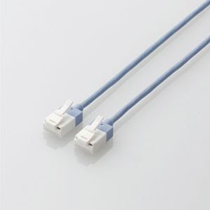 【メール便発送】エレコム LANケーブル CAT6A スーパースリム 爪折れ防止 1.5m ブルー LD-GPASST BU15