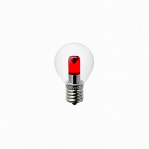 ELPA LED電球 S形 E17 LDA1CR-G-E17-G457