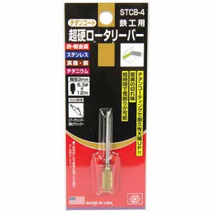 ＳＫ１１・チタンコート超硬バー３ｍｍ・ＳＴＣＢ−４サキマルエントウ