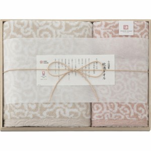 【ギフト】今治謹製 紋織タオル タオルセット(木箱入) ピンク